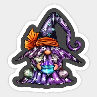 Starry Wizard Gnome Sticker